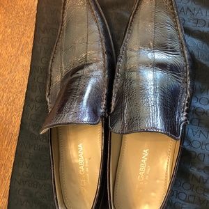 Dolce & Gabbana Men's Snakeskin Loafers